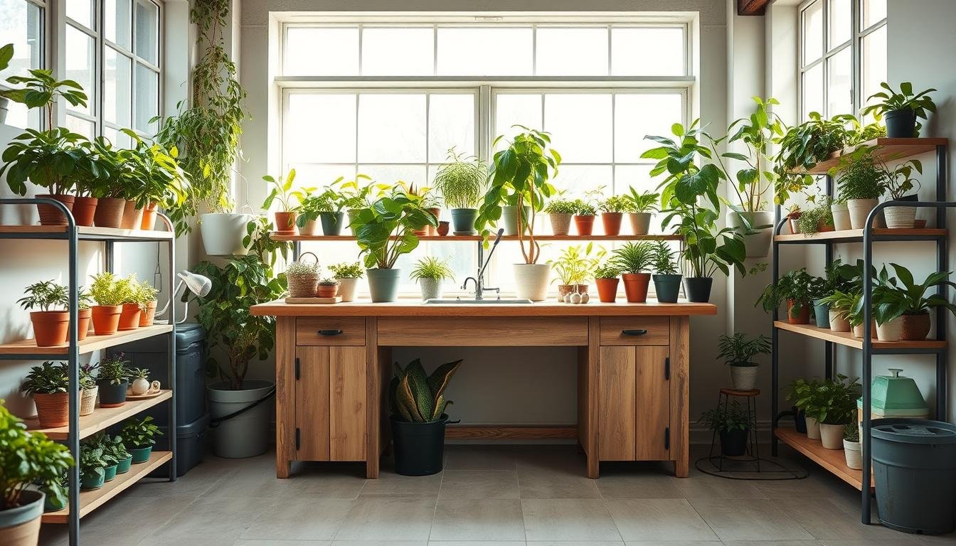 DIY Potting Bench