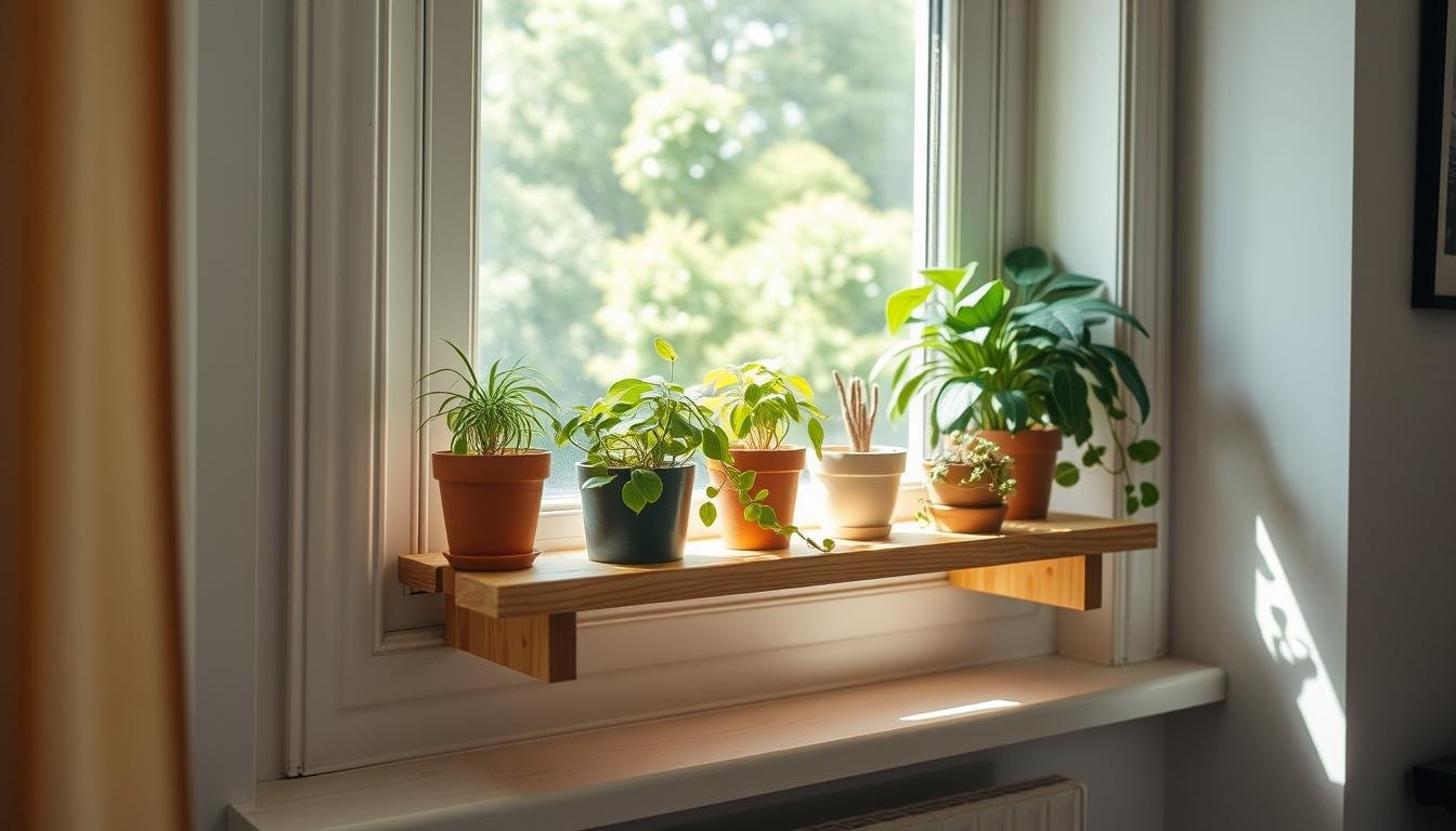DIY Windowsill Shelf DIY Windowsill Shelf
