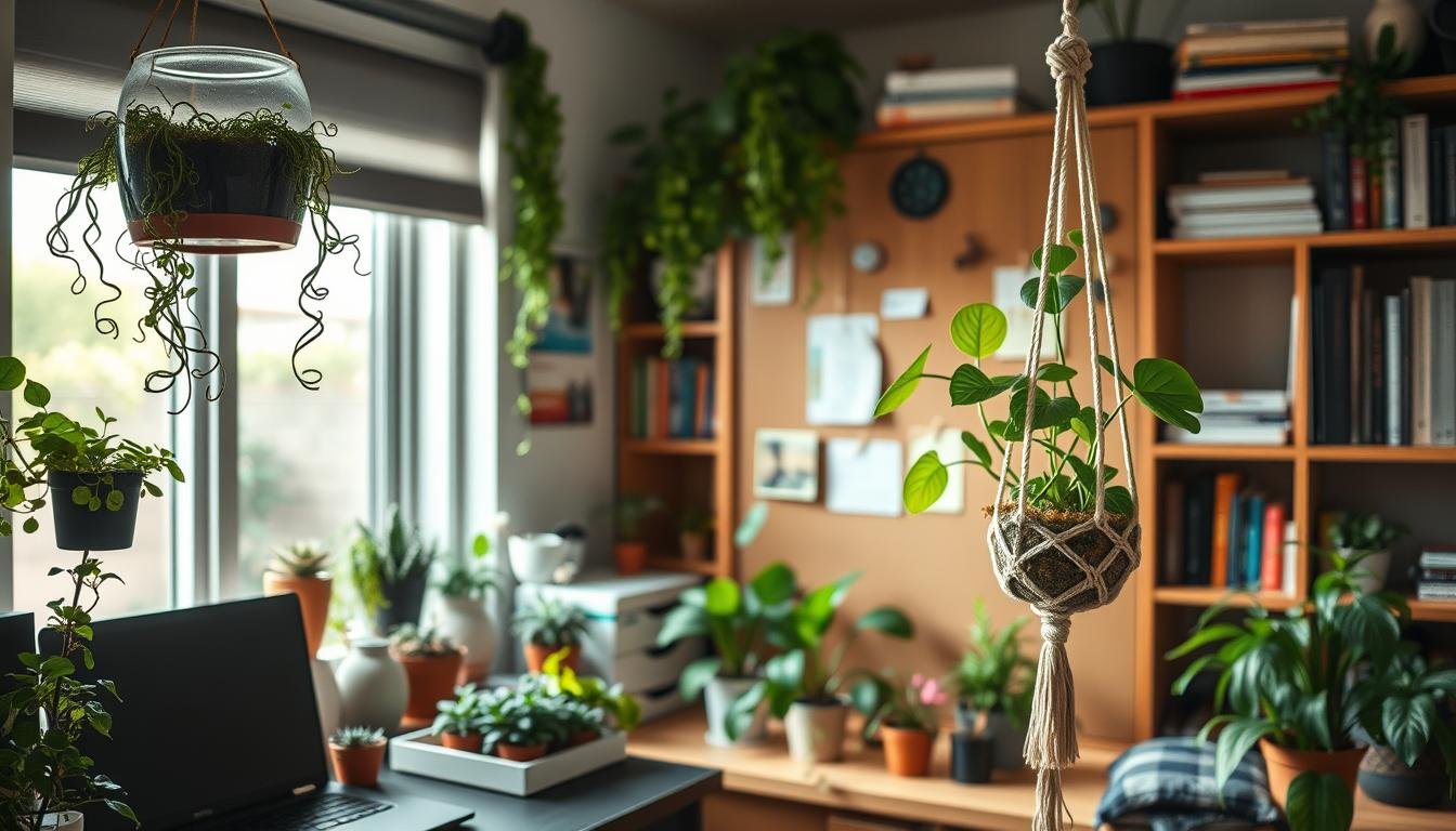 Dorm Room Plant Display