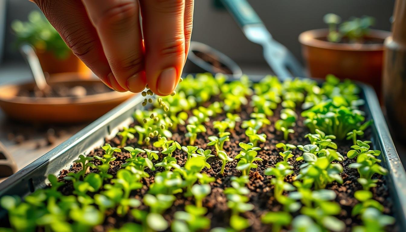 Microgreens Sowing