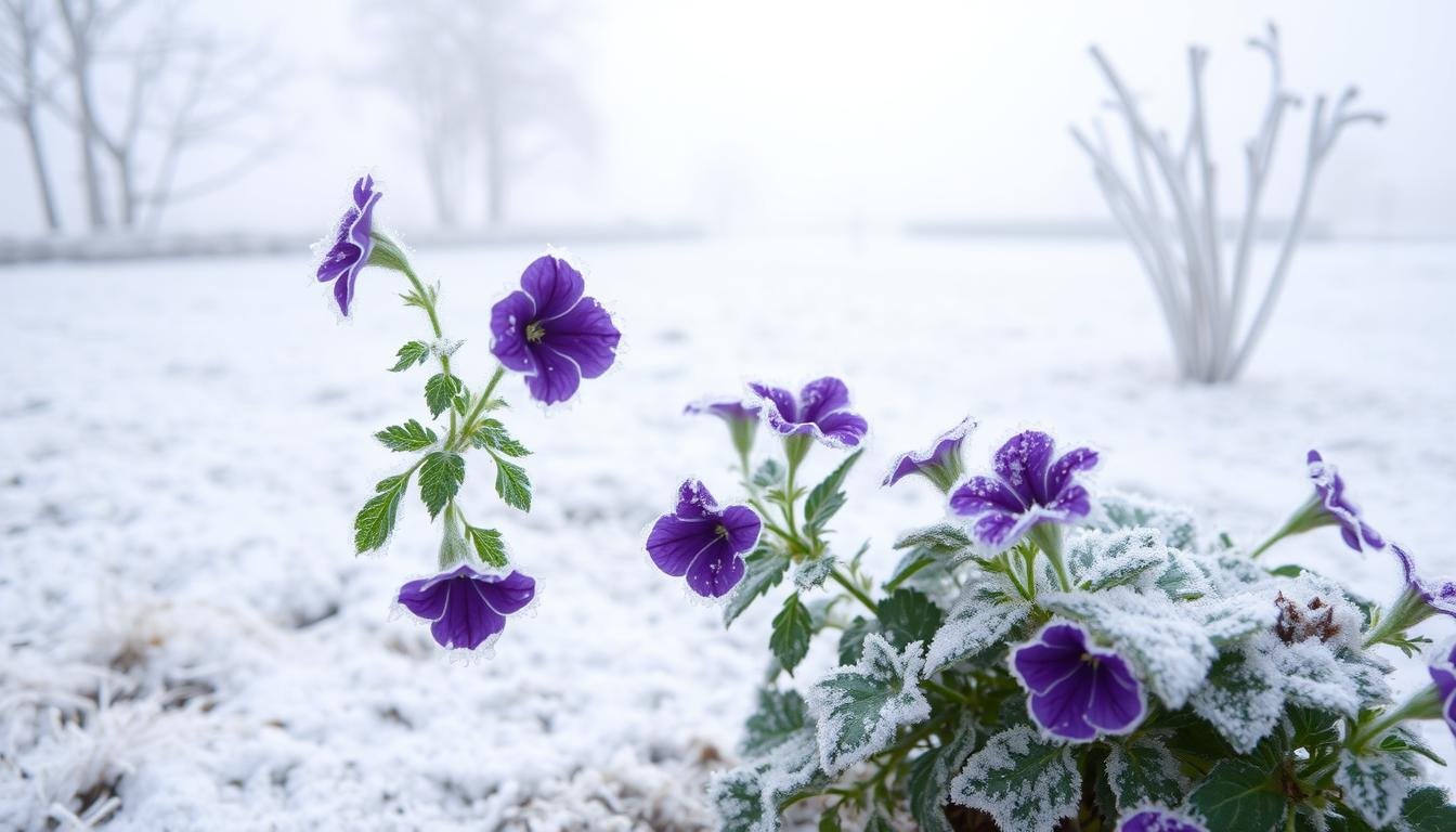 Petunia Care in Frosty Conditions