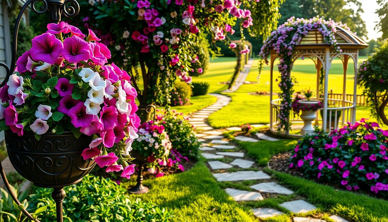 Petunia Garden Decor