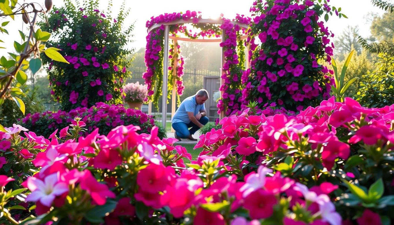 Petunia garden care
