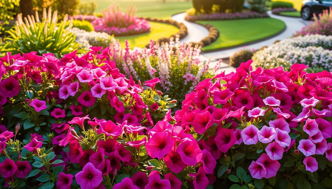 Petunia landscaping ideas
