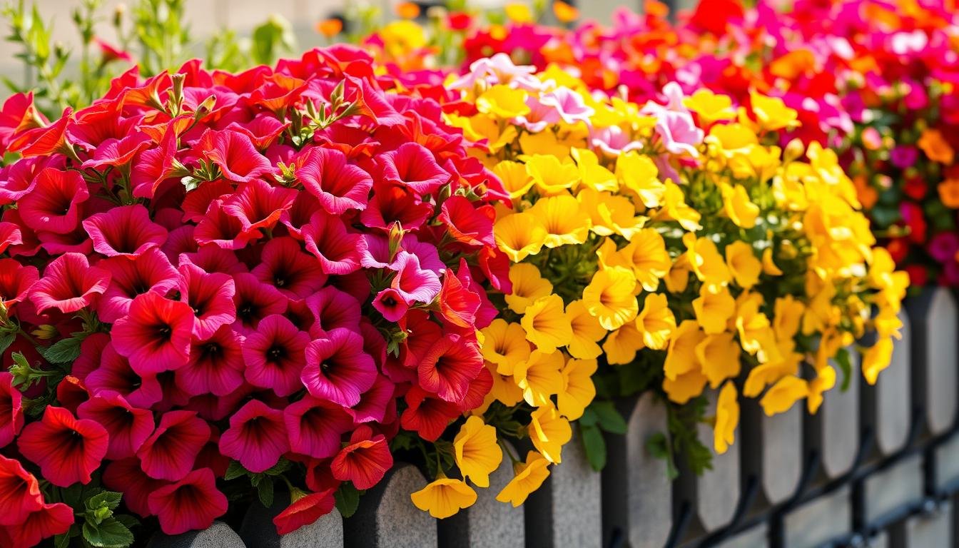 Petunias Border Edging