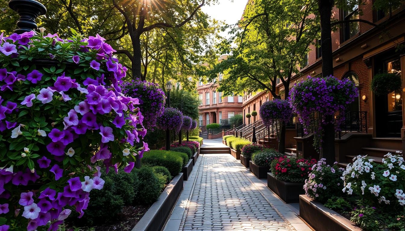 Petunias in Urban Landscaping Petunias in Urban Landscaping