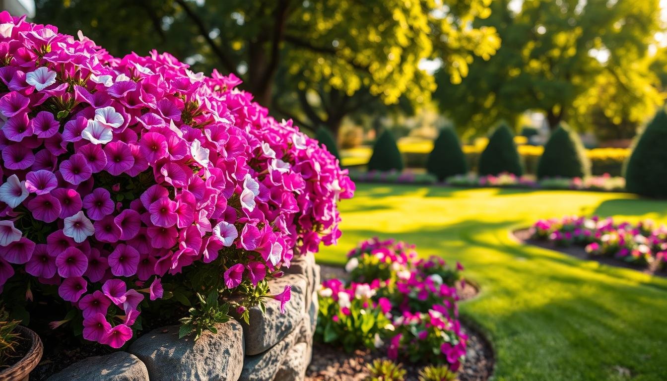 Seasonal Landscaping Petunias