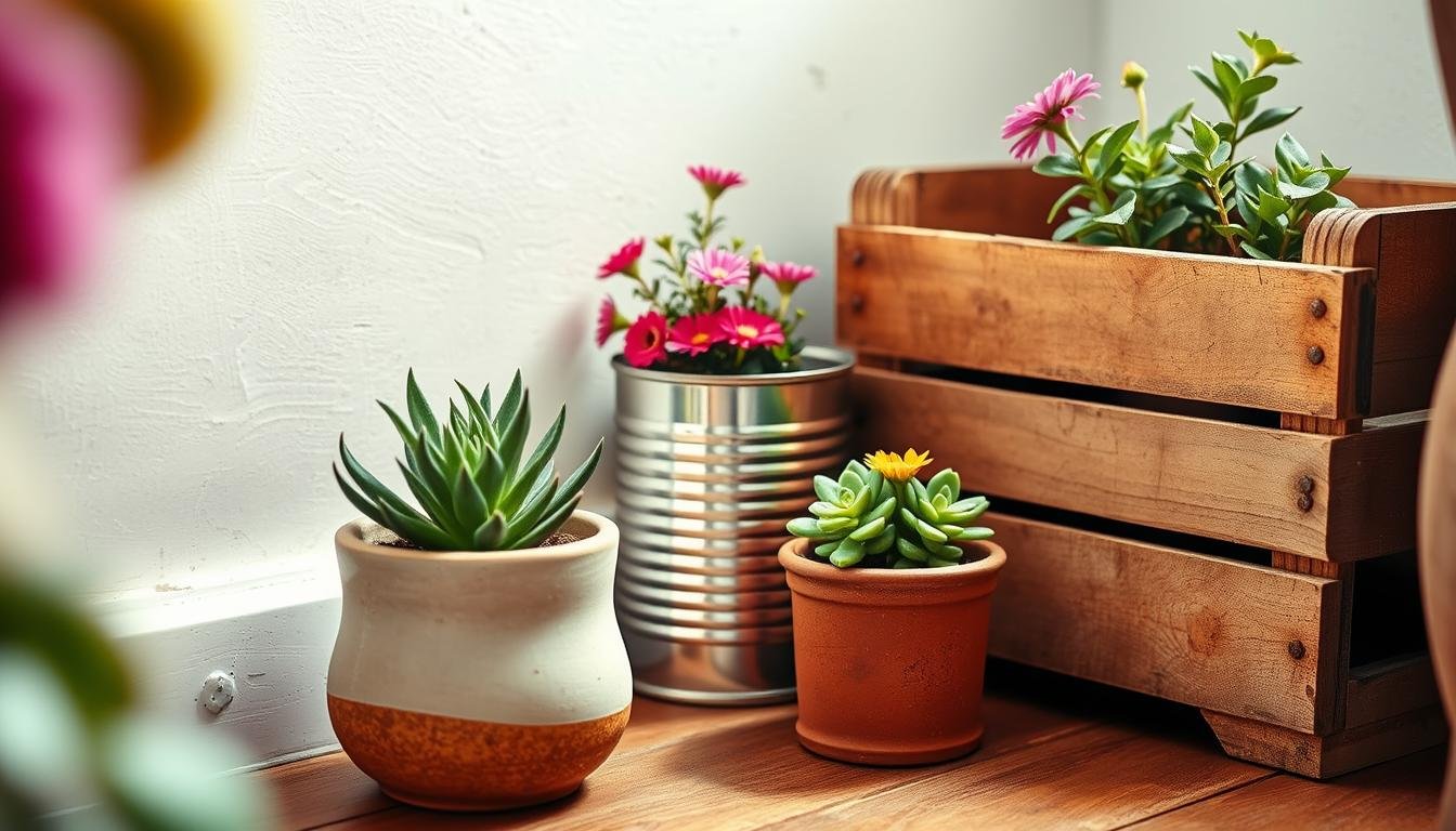 Upcycled Planters