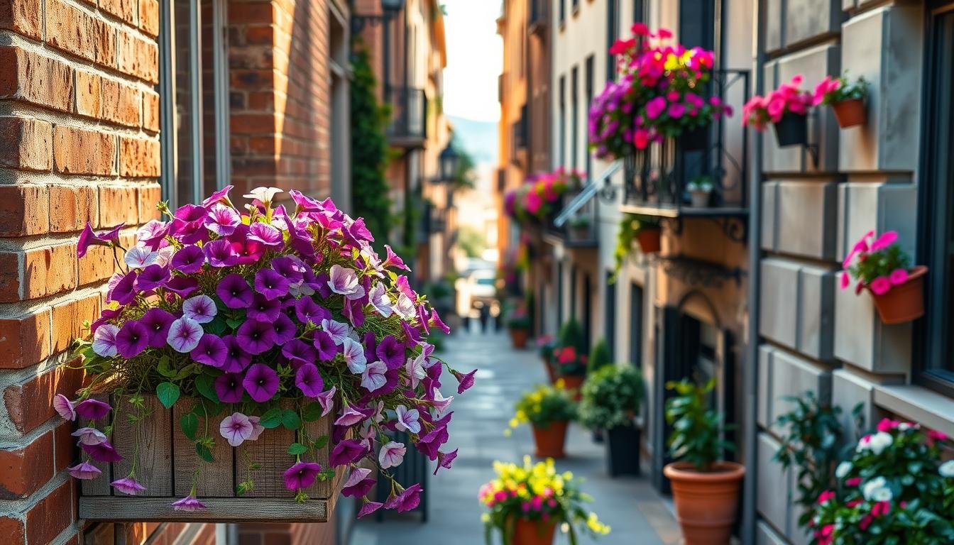 Urban Landscaping Petunias