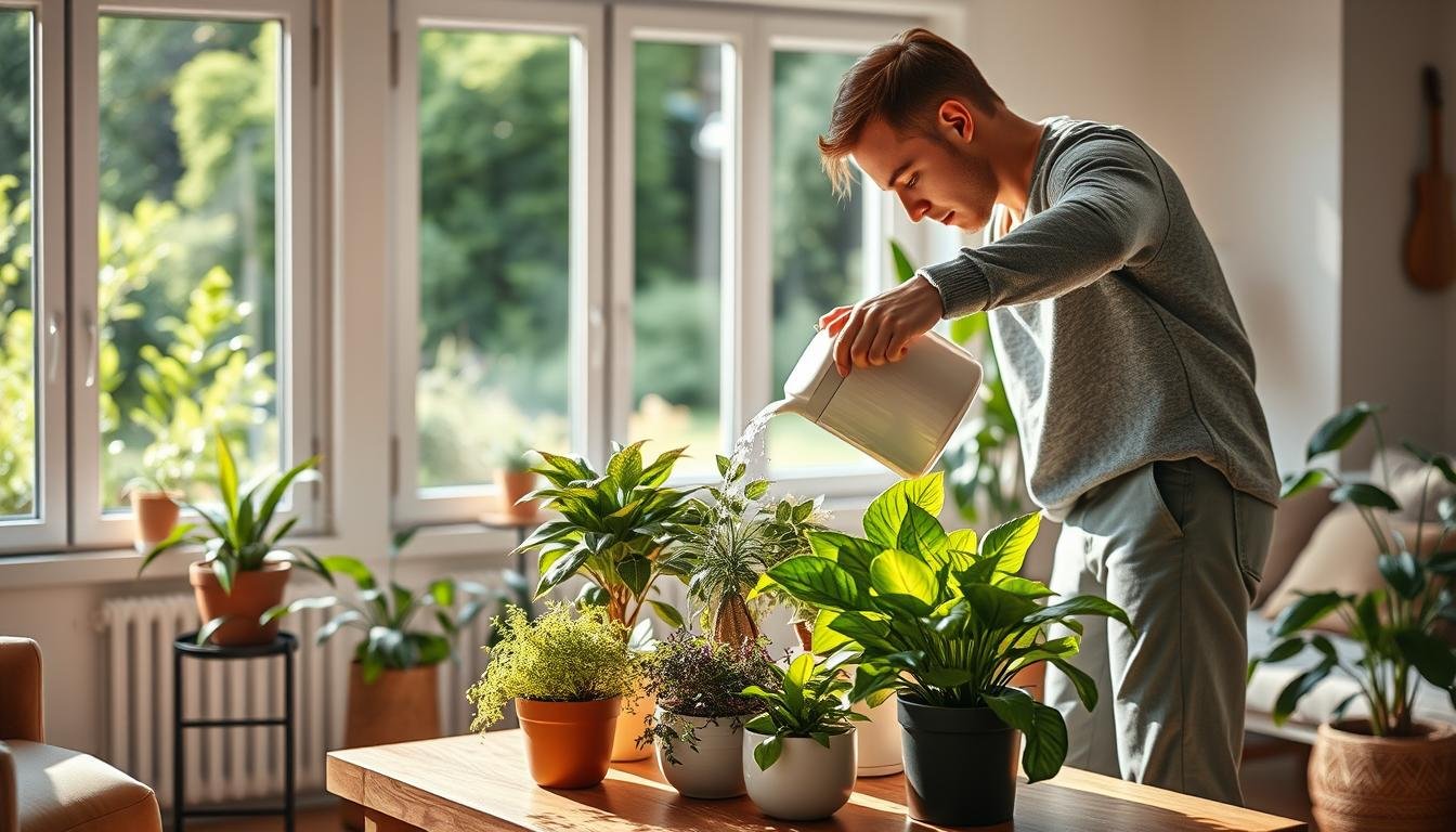 Watering Indoor Plants Watering Indoor Plants