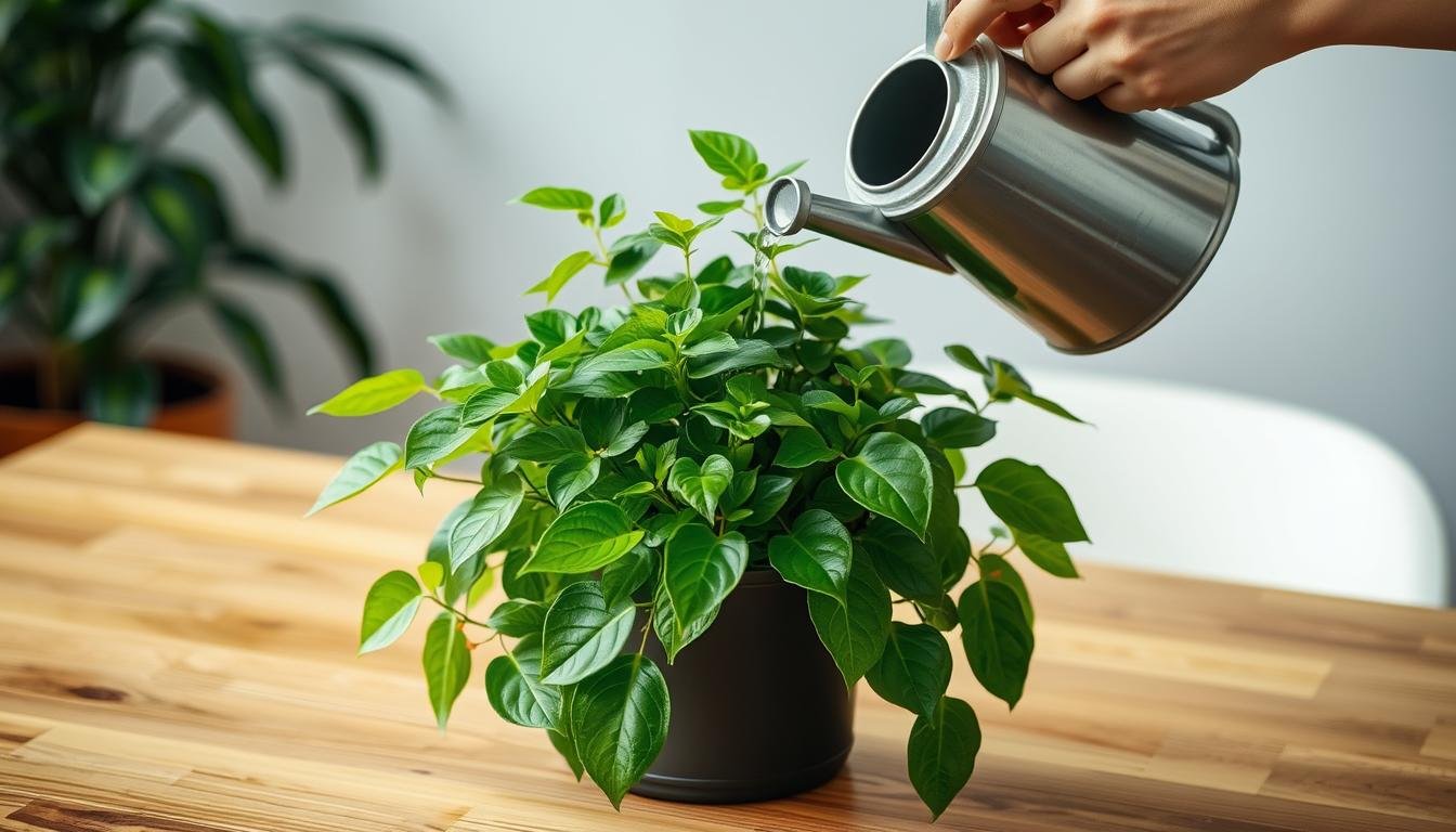 Watering Indoor Plants