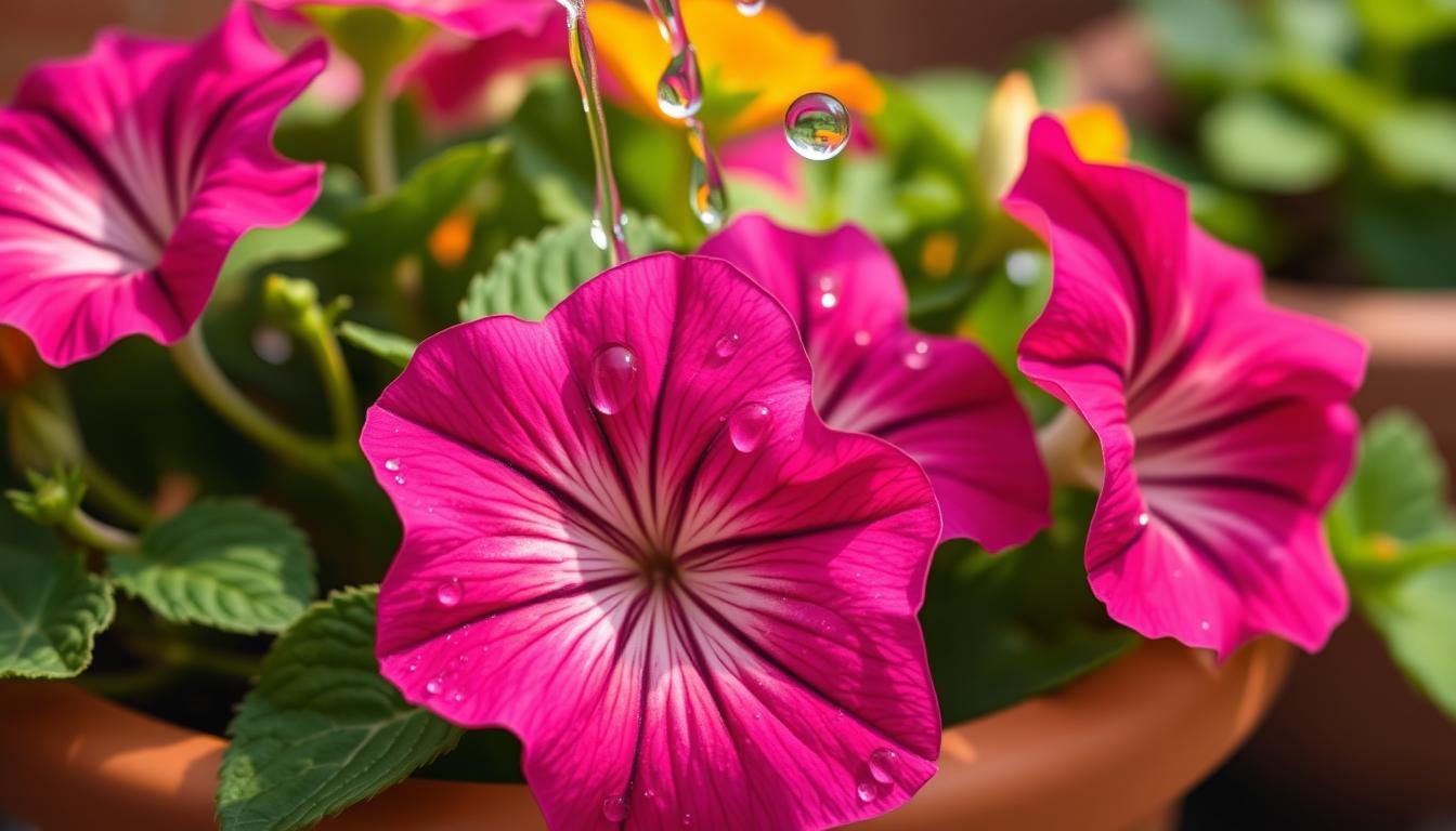 Watering Petunias Guide