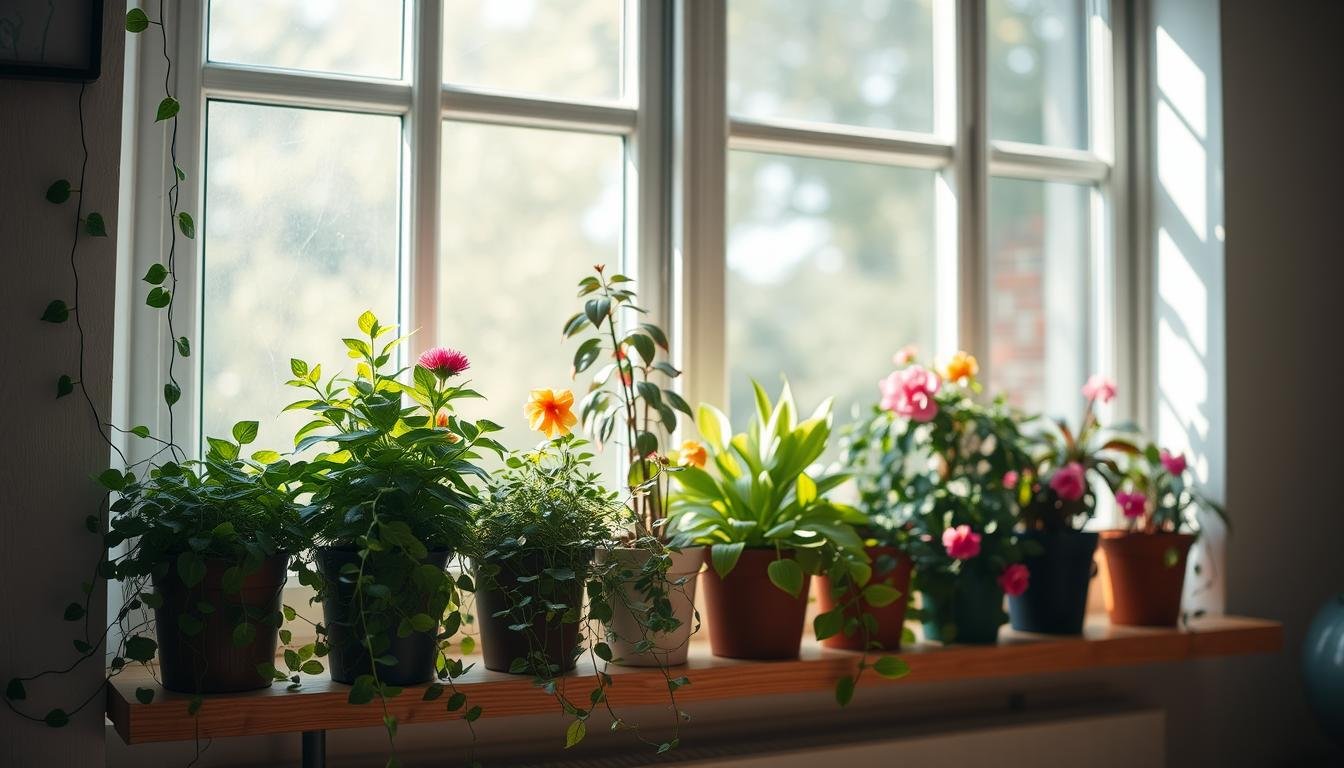 Windowsill Plant Display