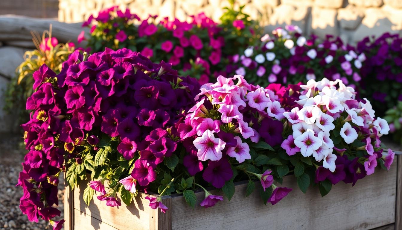 Winter Petunia Display