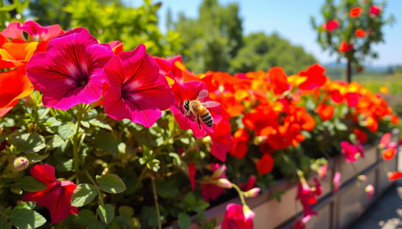 attracting pollinators to petunias