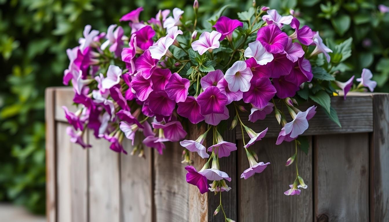 container gardening hybrid petunias