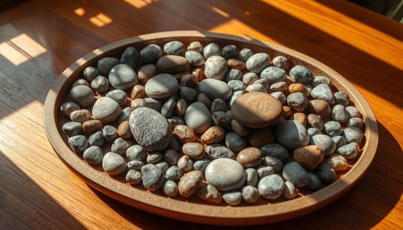 creative pebble tray