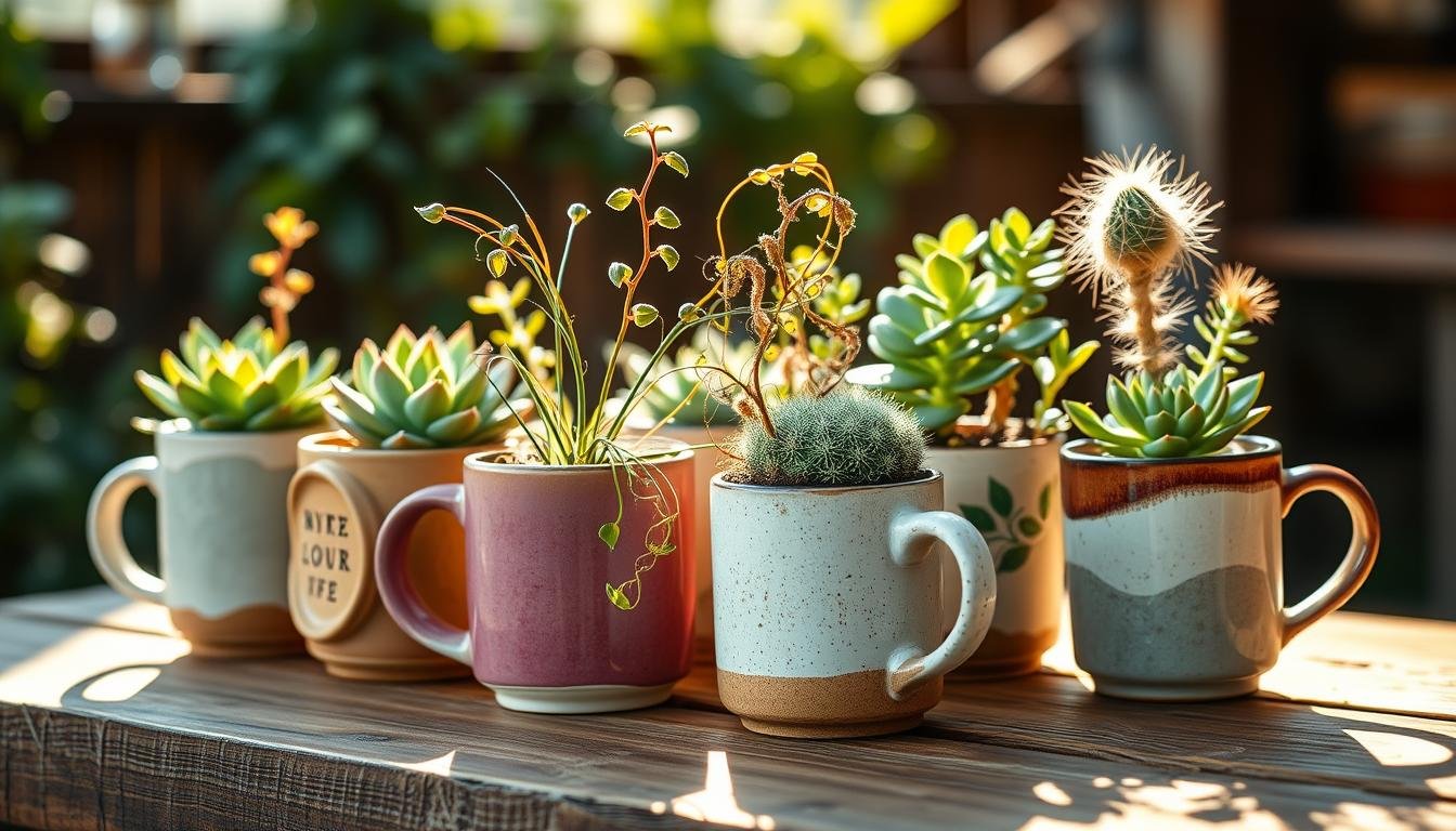 eco-friendly mug planters