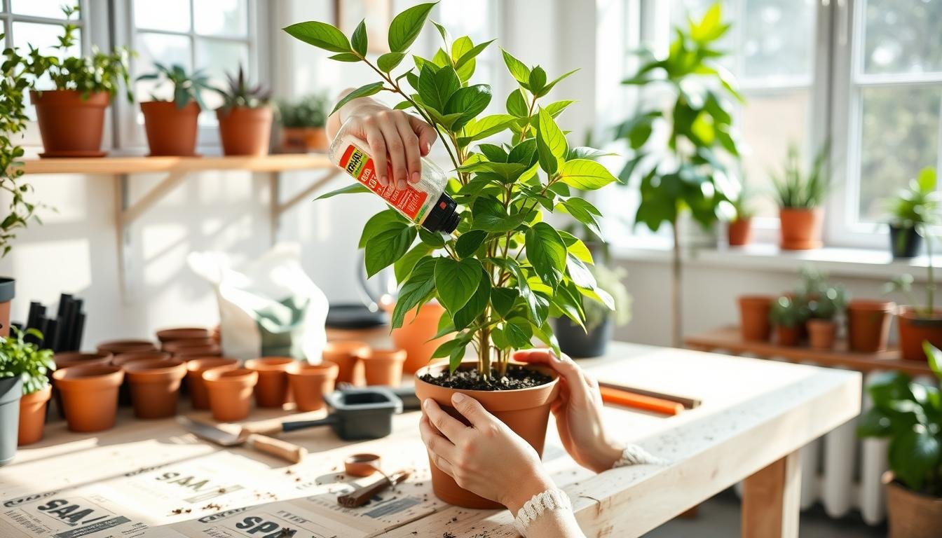 fertilizing potted plants fertilizing potted plants