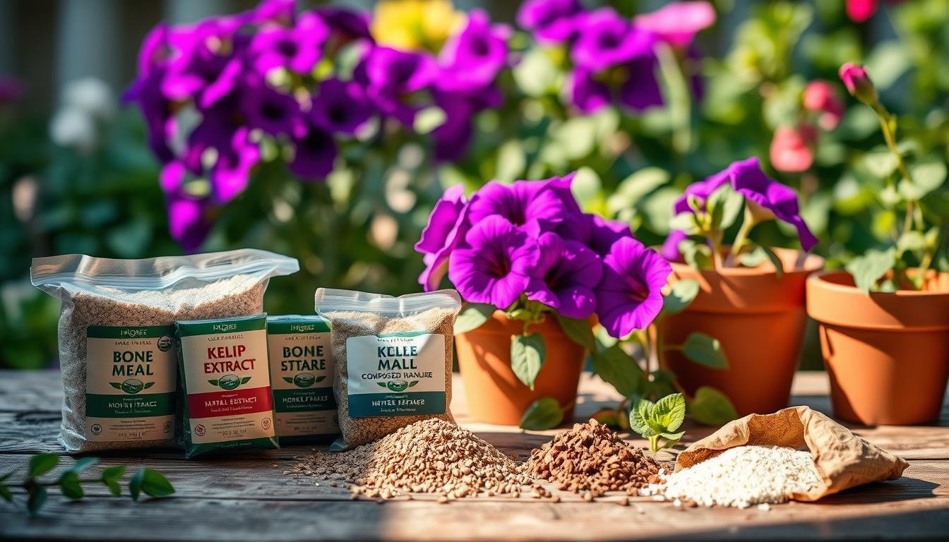 organic fertilizers for blooming plants