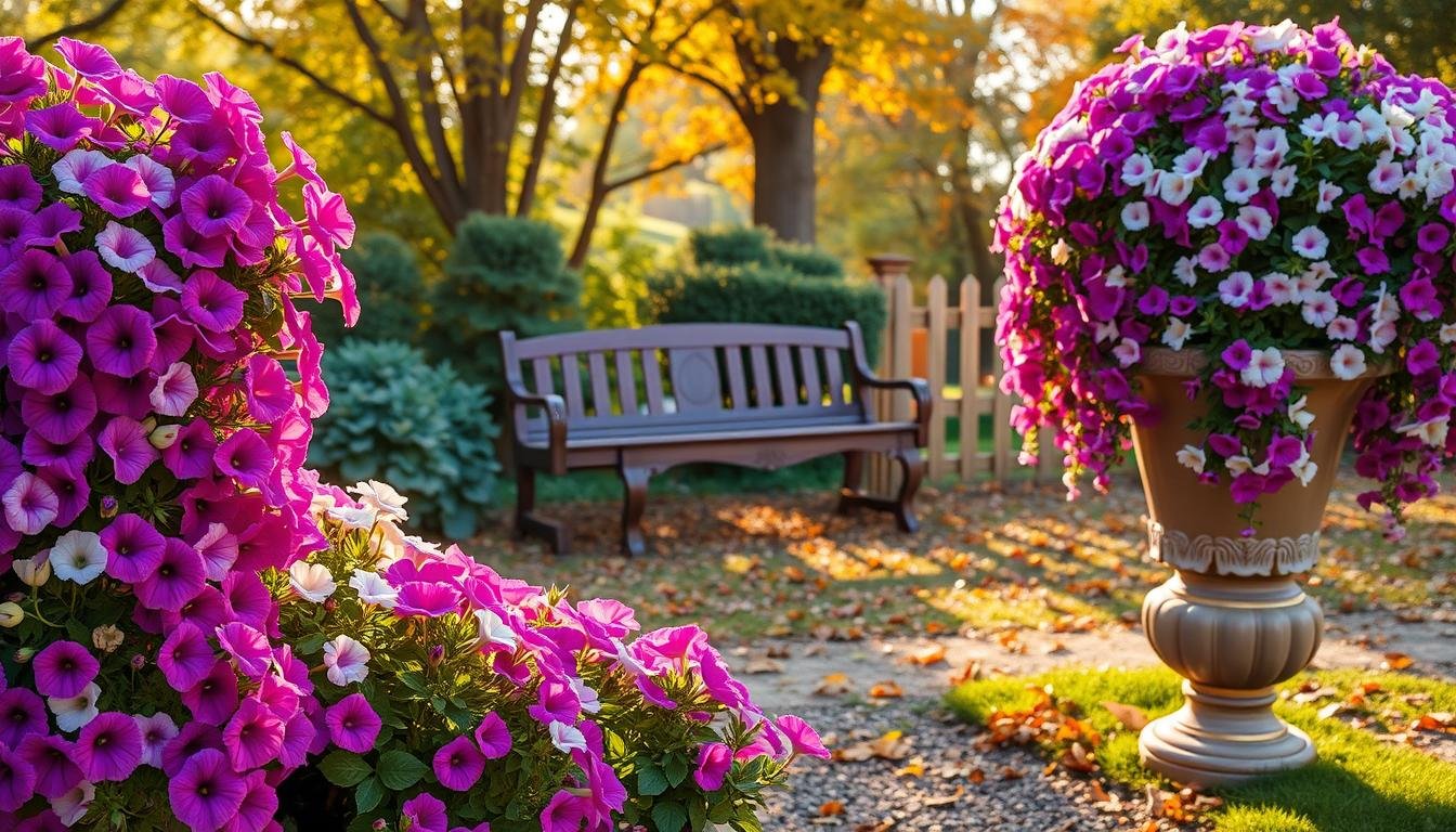 petunia care in fall