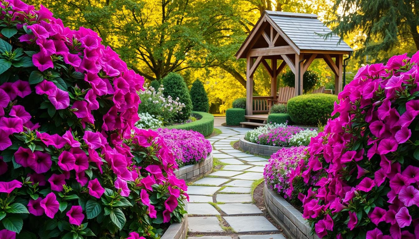 petunia garden design
