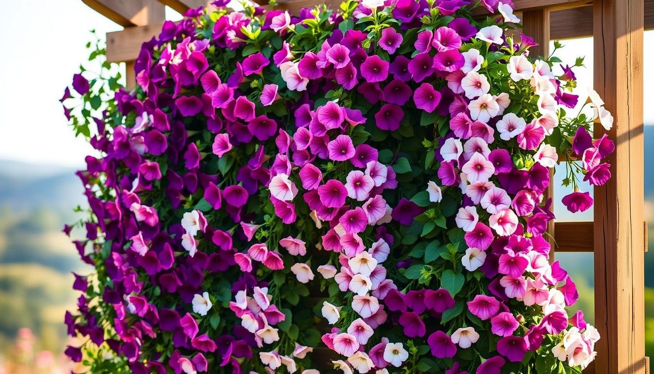 petunia vertical garden design
