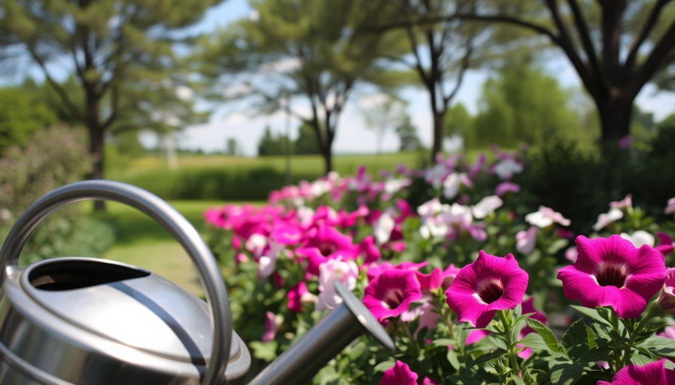 petunia watering schedule