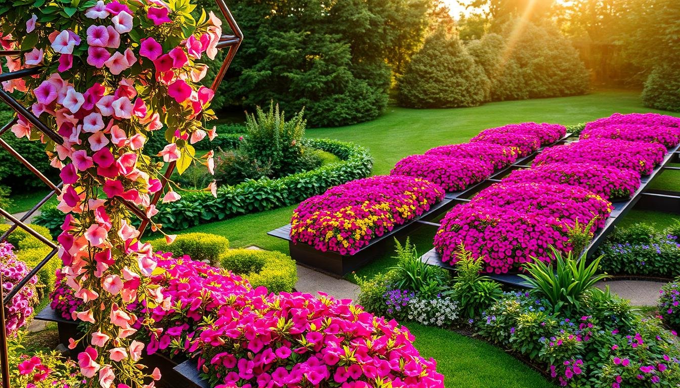 petunias installation art