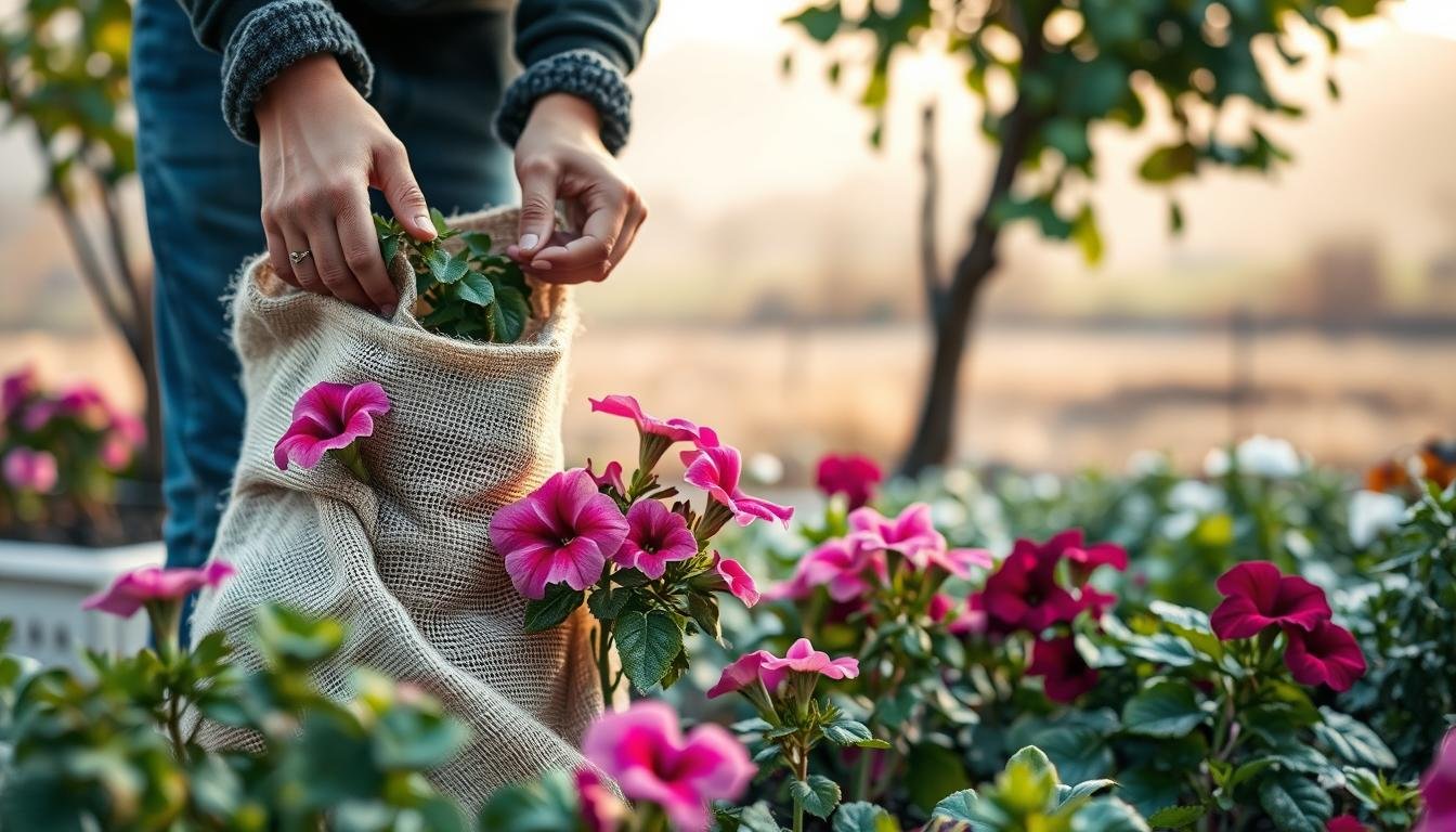 protecting petunias from frost protecting petunias from frost