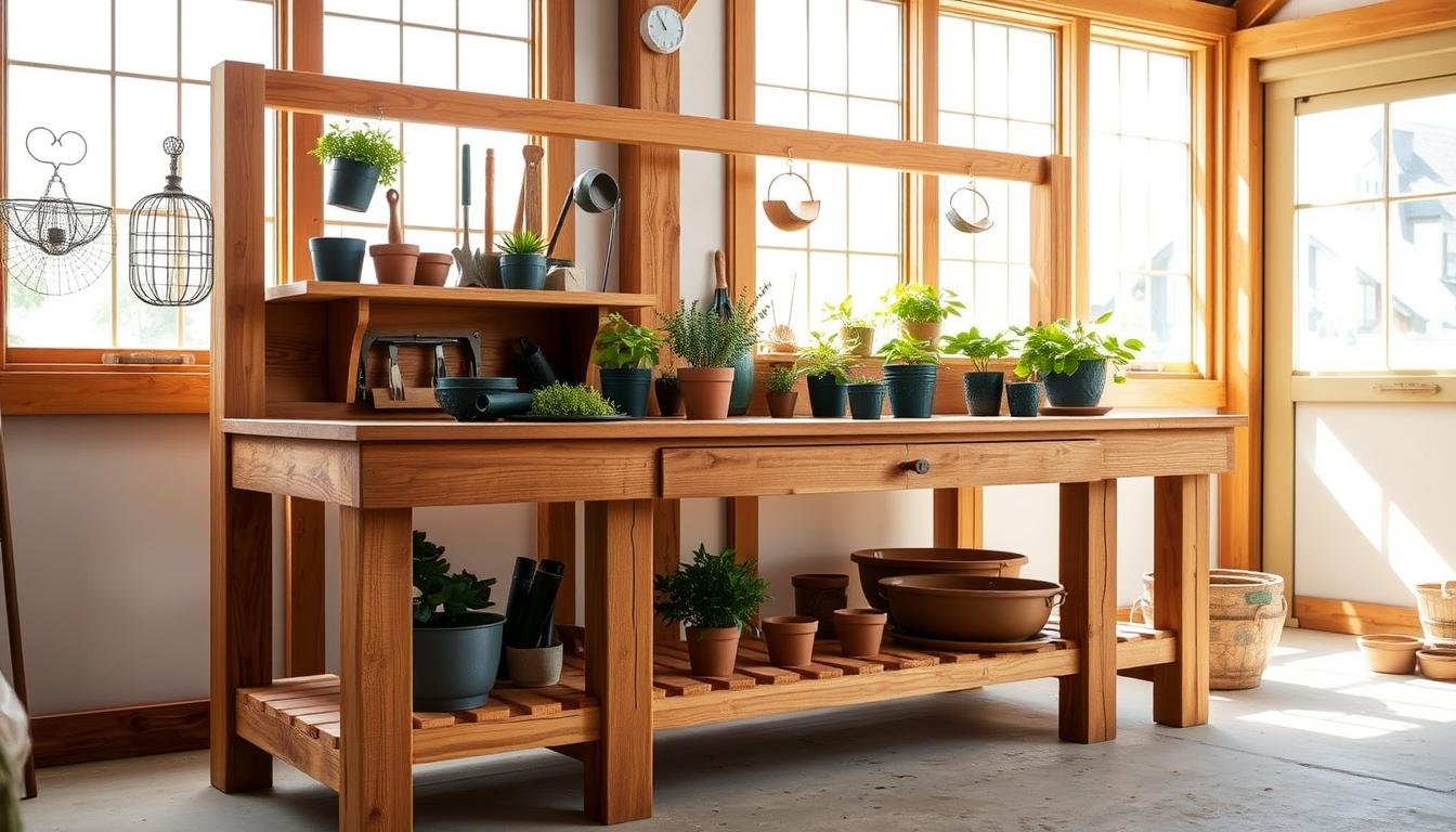 wooden potting bench plans wooden potting bench plans